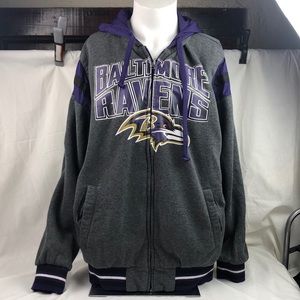 NFL Men’s XL Baltimore Ravens reversible jacket